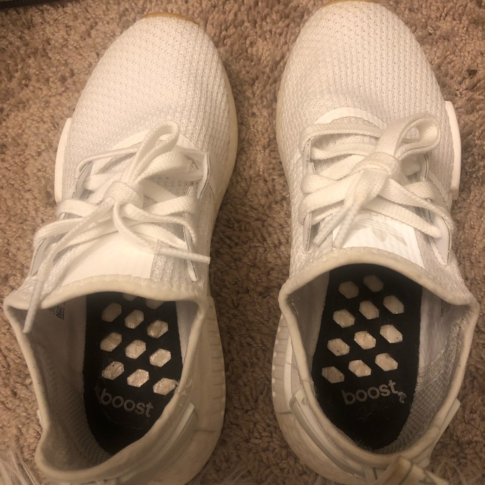Adidas White NMD shoes. Worn a few times